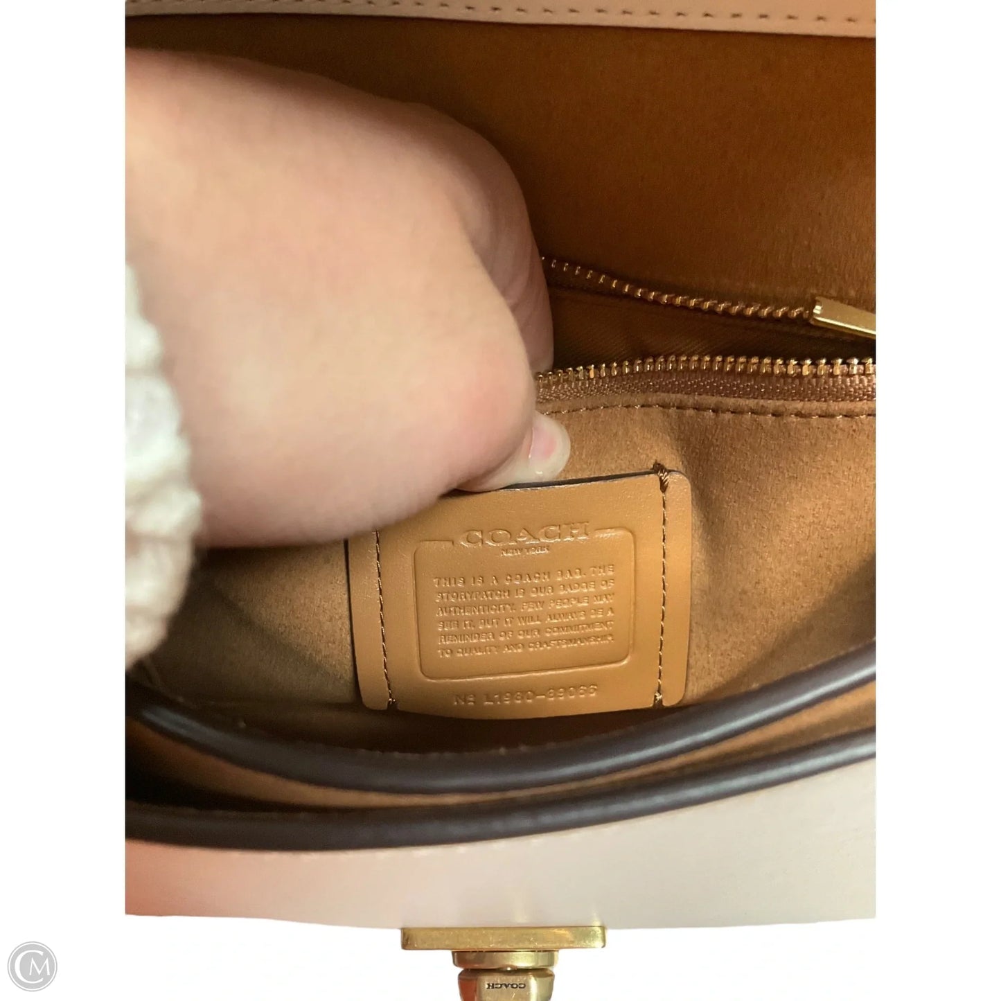 Crossbody Designer By Coach, Size: Small