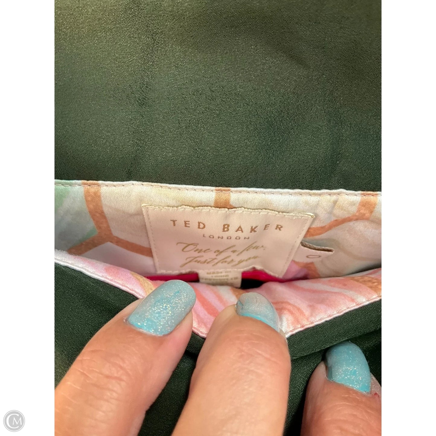 Pants Wide Leg By Ted Baker In Green, Size: 0