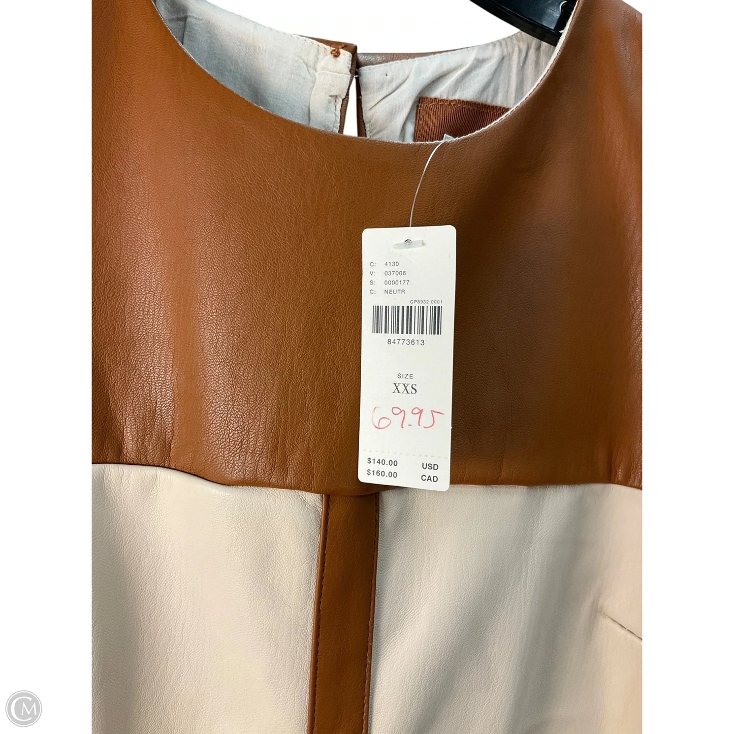 Dress Work By Anthropologie In Brown & Cream, Size: Xxs