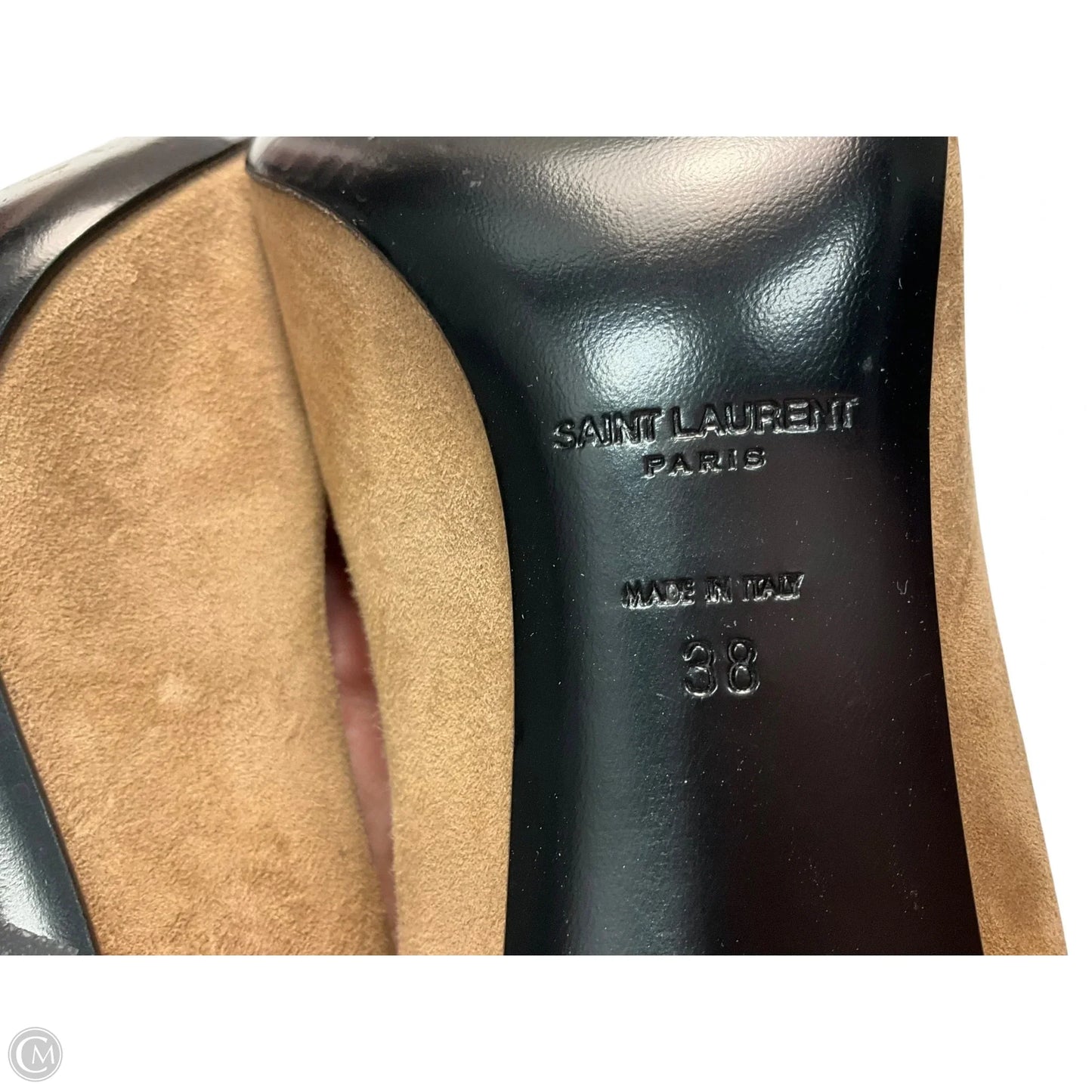 Shoes Luxury Designer By Yves Saint Laurent In Brown, Size: 8