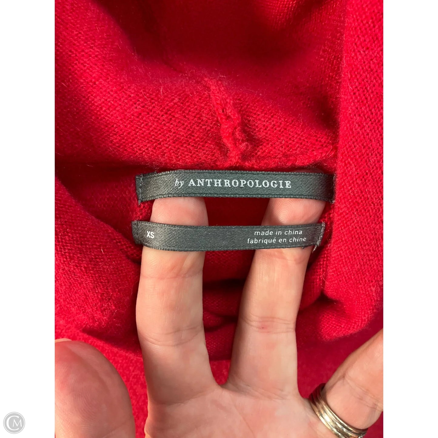 Sweater Cashmere By Anthropologie In Red, Size: Xs