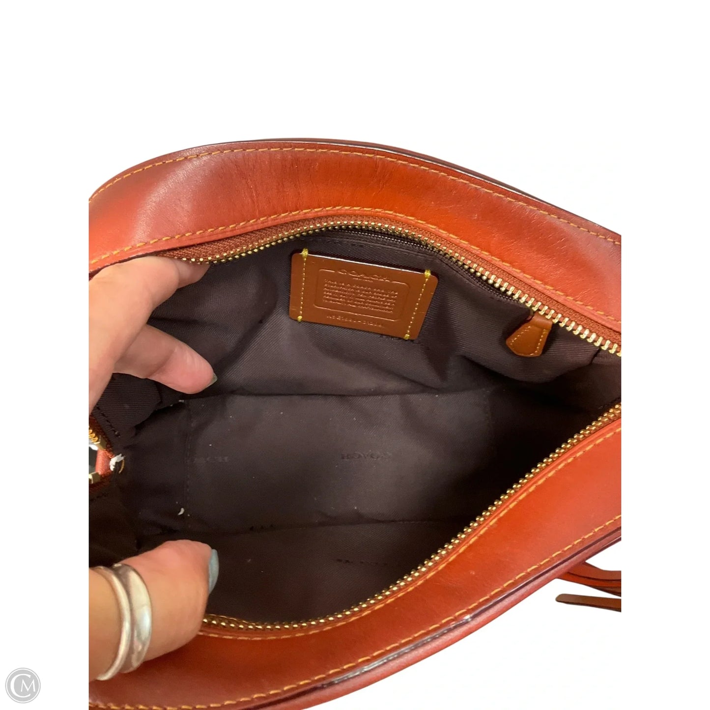 Crossbody Designer By Coach, Size: Medium