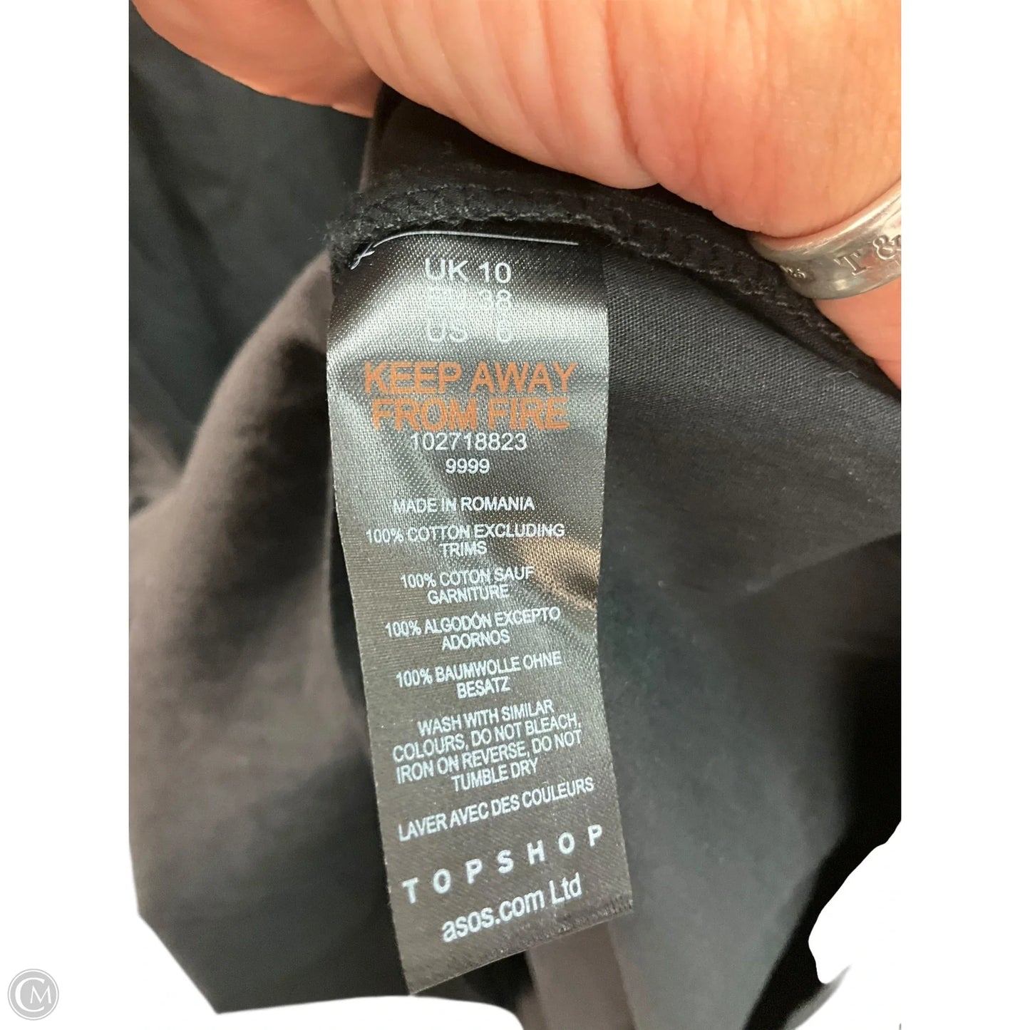 Dress Casual Maxi By Top Shop In Black, Size: M