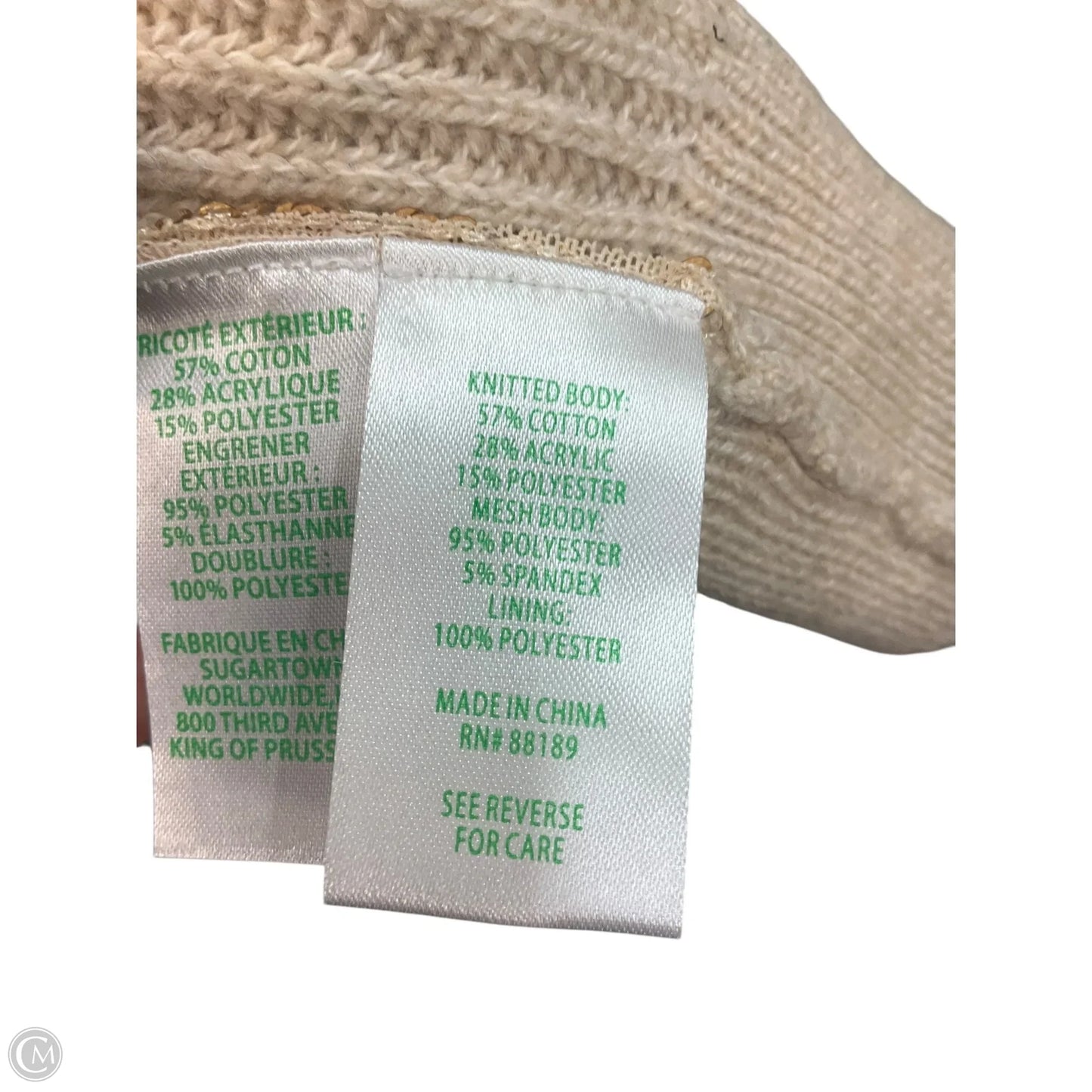 Sweater Cardigan Designer By Lilly Pulitzer In Tan, Size: M