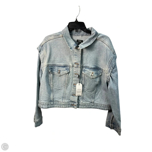 Jacket Denim By Express In Blue, Size: Xl