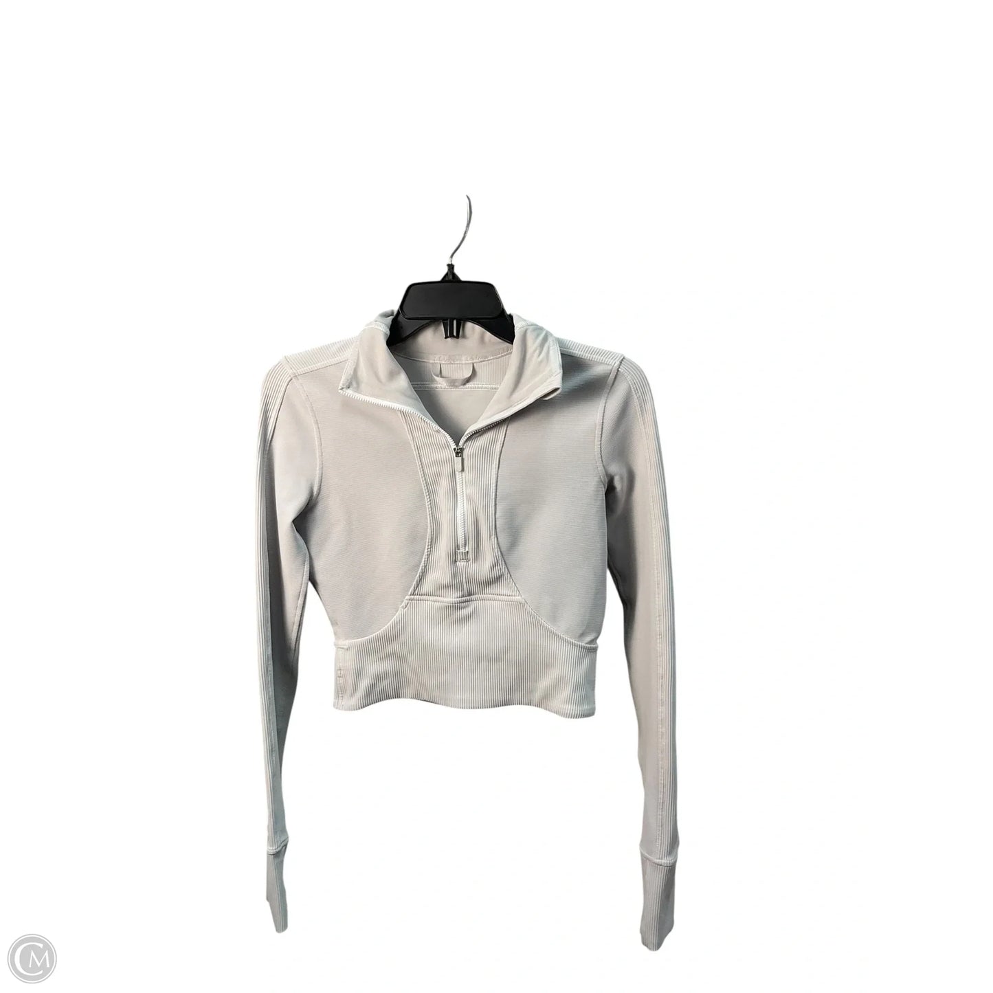Athletic Jacket By Lululemon In White, Size: Xs