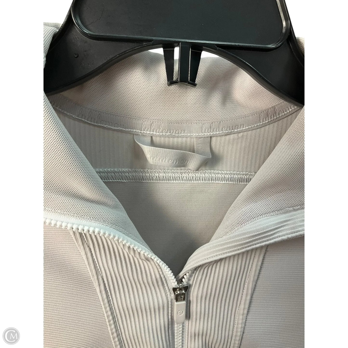 Athletic Jacket By Lululemon In White, Size: Xs