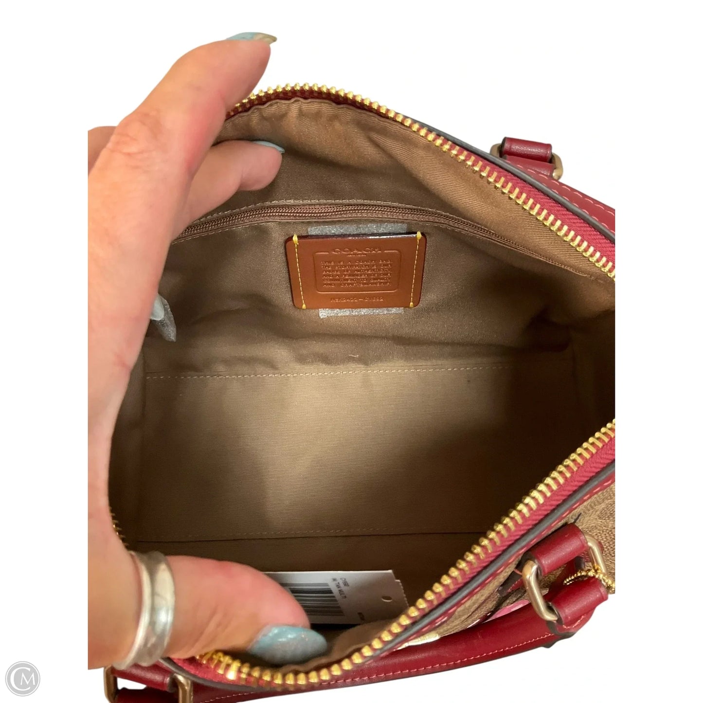 Handbag Designer By Coach, Size: Large