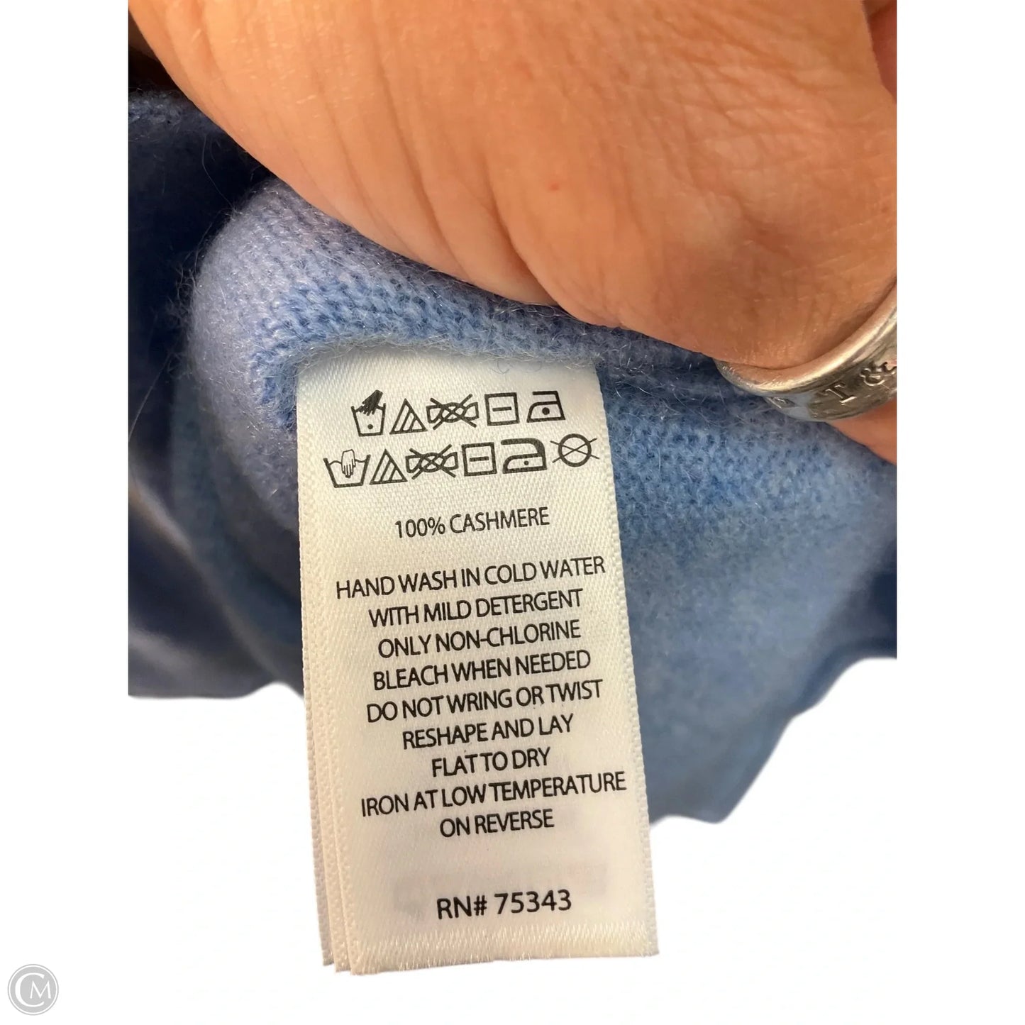 Sweater Cashmere By Rachel Zoe In Blue, Size: L