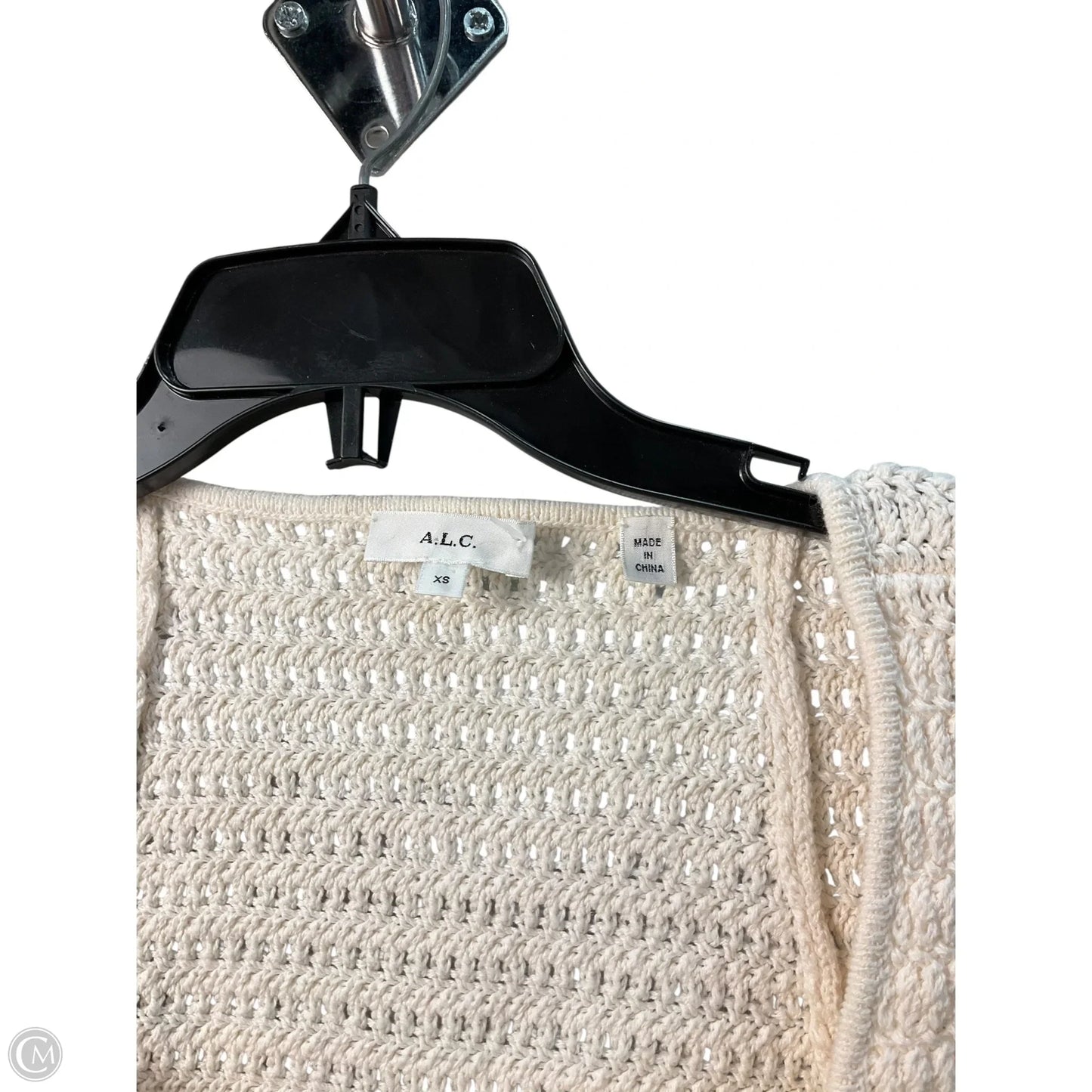Top Short Sleeve By Alc In Cream, Size: Xs
