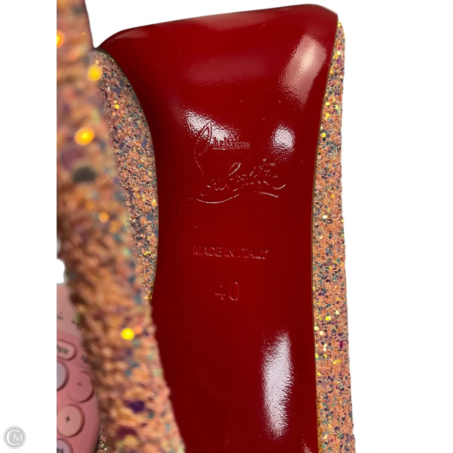 Shoes Luxury Designer By Christian Louboutin In Pink, Size: 10