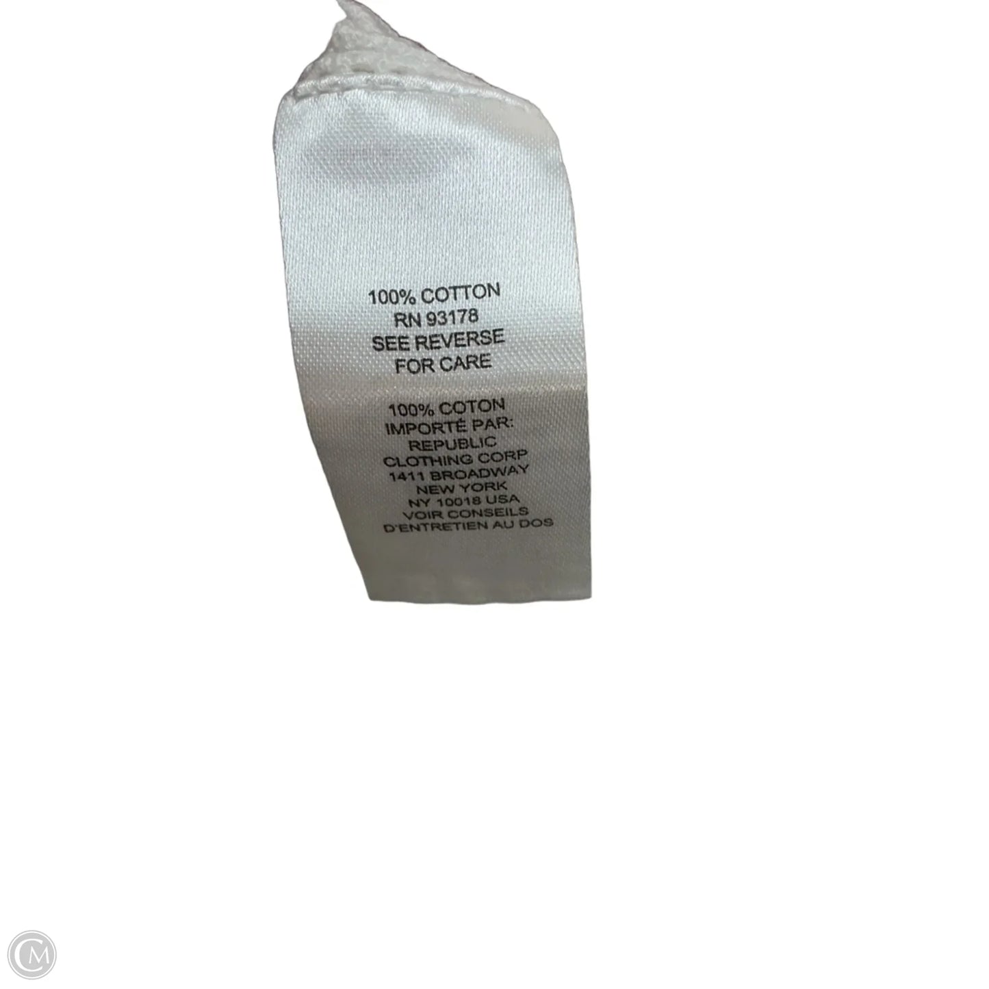 Top Long Sleeve By Industry In Cream, Size: M