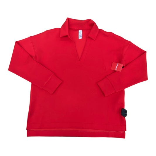 Sweatshirt Collar By Spanx In Red, Size:M
