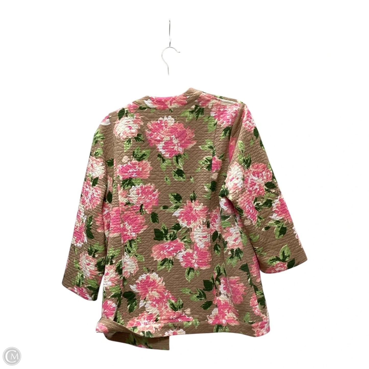 Cardigan By Isaac Mizrahi Live Qvc In Floral Print, Size: L
