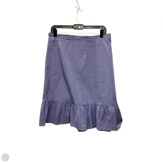 Skirt Mini & Short By Limited In Blue, Size: 16