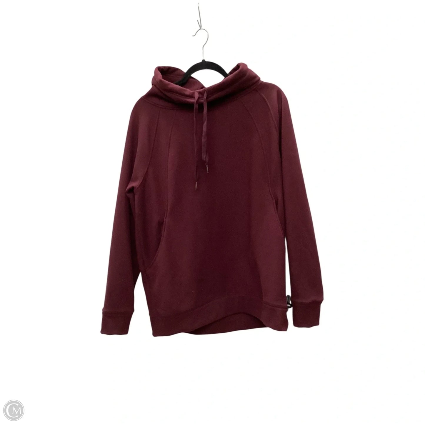 Sweatshirt Collar By Mono B In Red, Size: M