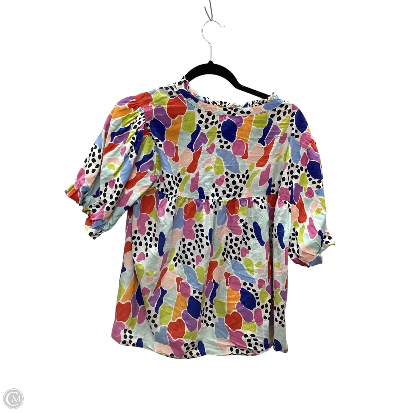 Top Short Sleeve By Thml In Multi-colored, Size: Xl