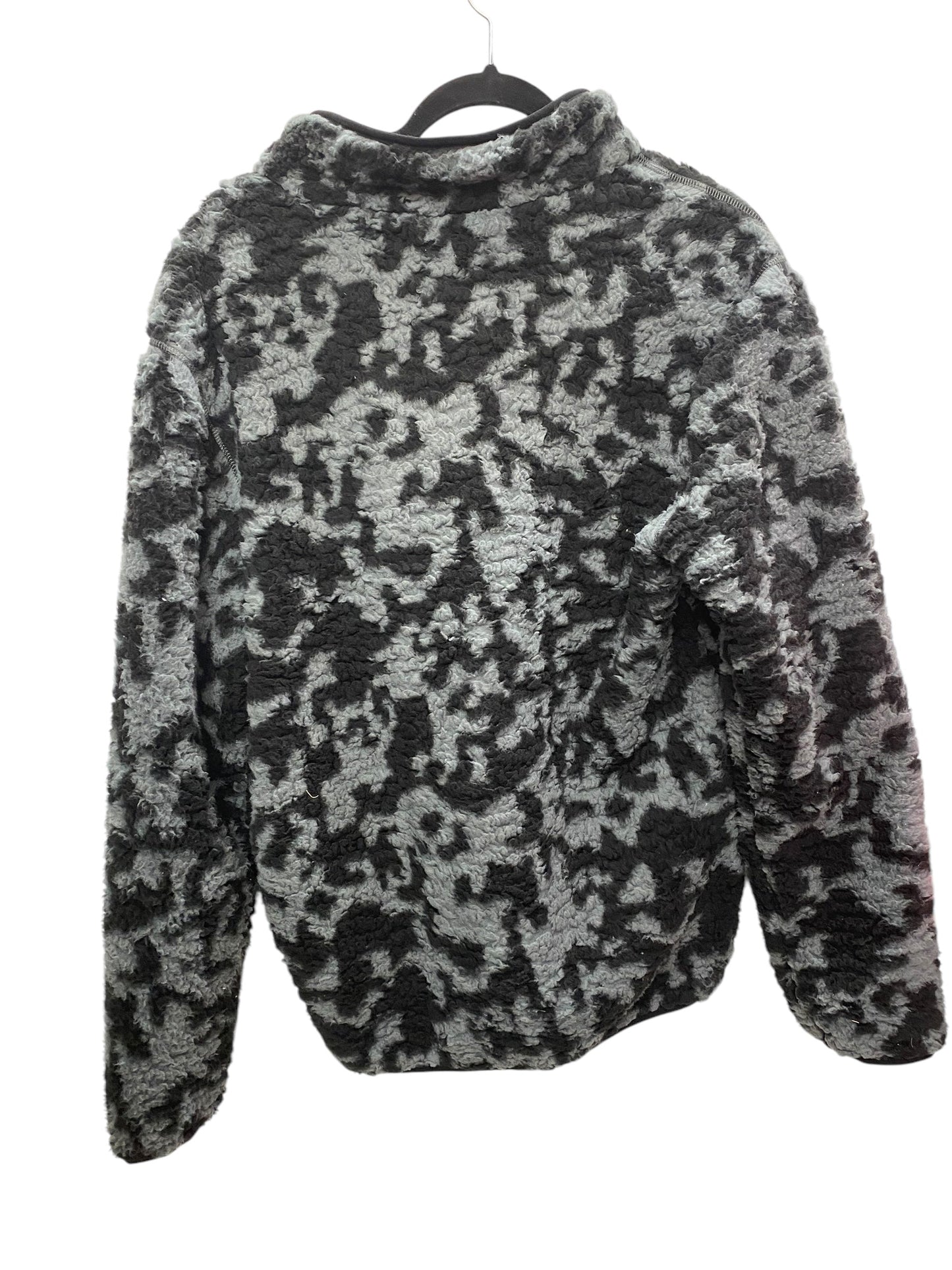 Jacket Faux Fur & Sherpa By Home Free In Grey, Size: S
