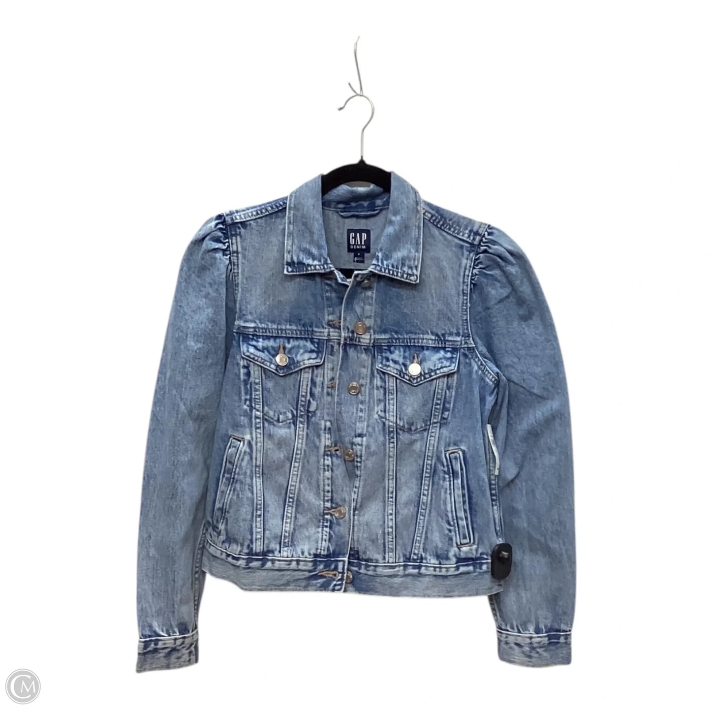 Jacket Denim By Gap In Blue Denim, Size: M