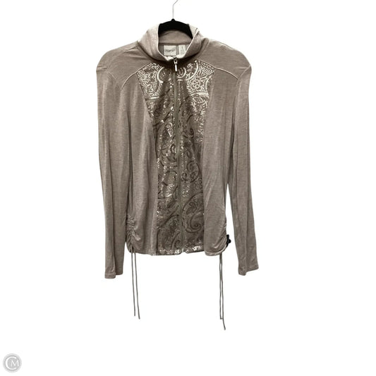 Jacket Other By Zenergy By Chicos In Beige, Size: M