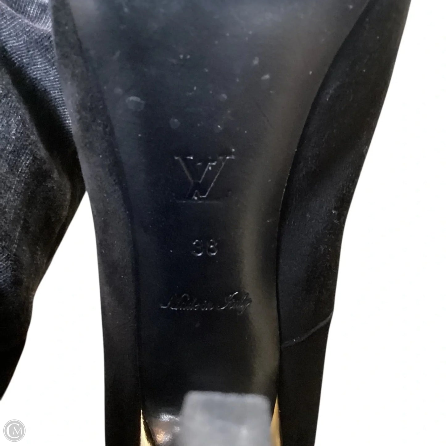 Shoes Luxury Designer By Louis Vuitton In Black, Size: 7.5