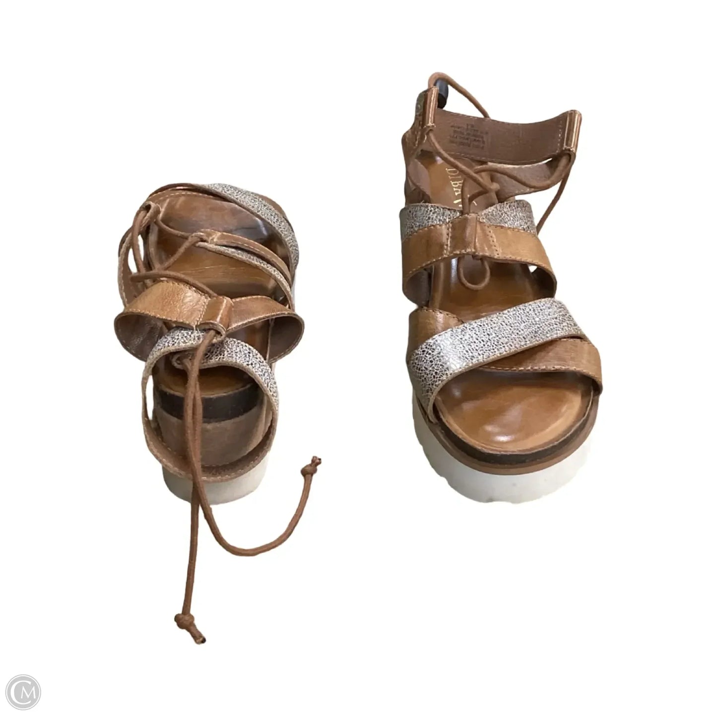 Sandals Flats By Diba In Brown, Size: 9