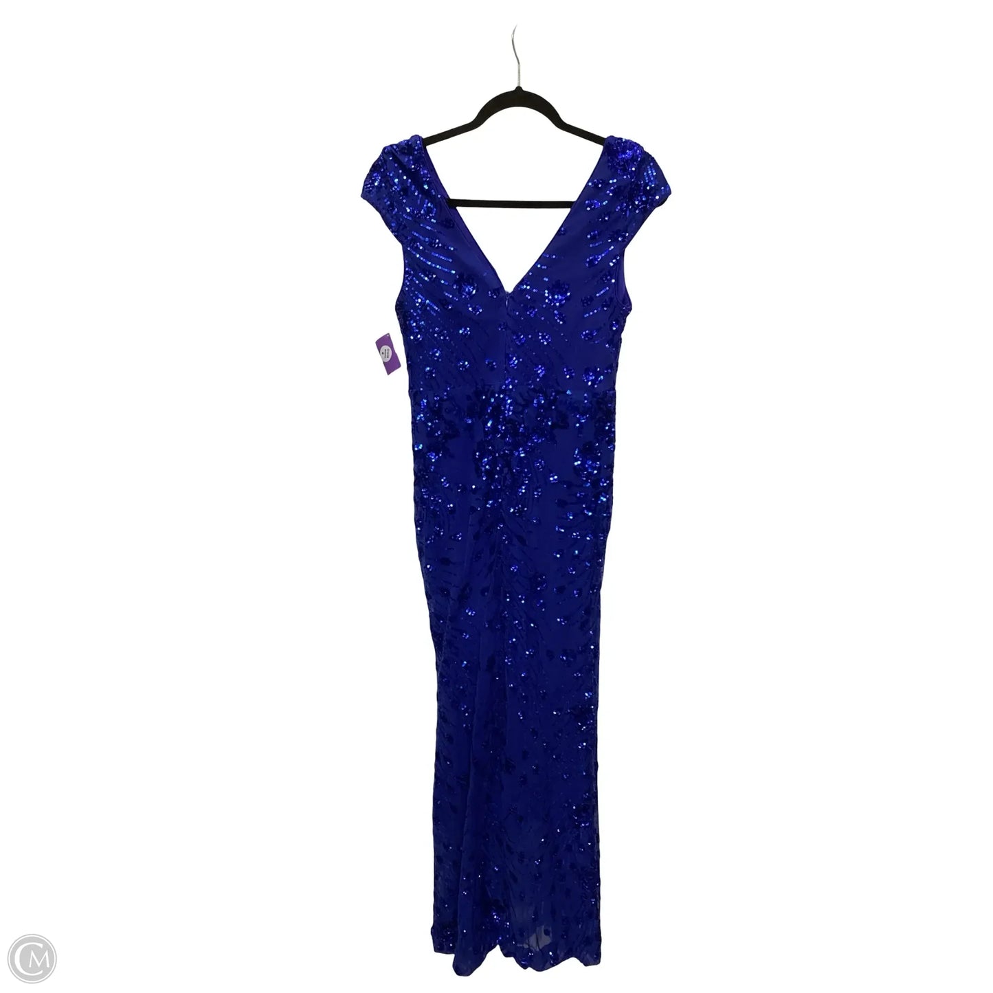 Dress Party Long By xuibol In Blue, Size: M