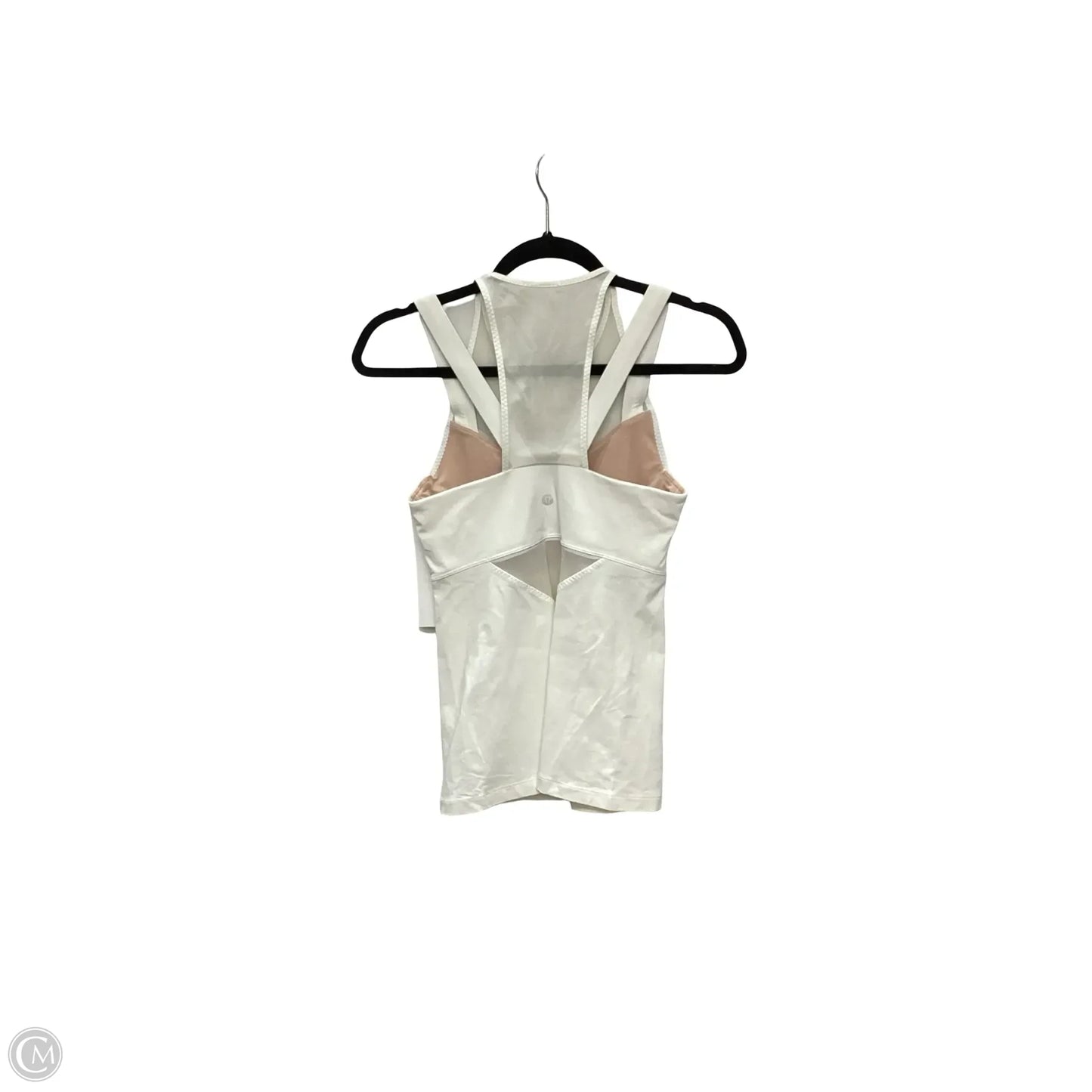 Athletic Tank Top By Lululemon In White, Size: 6