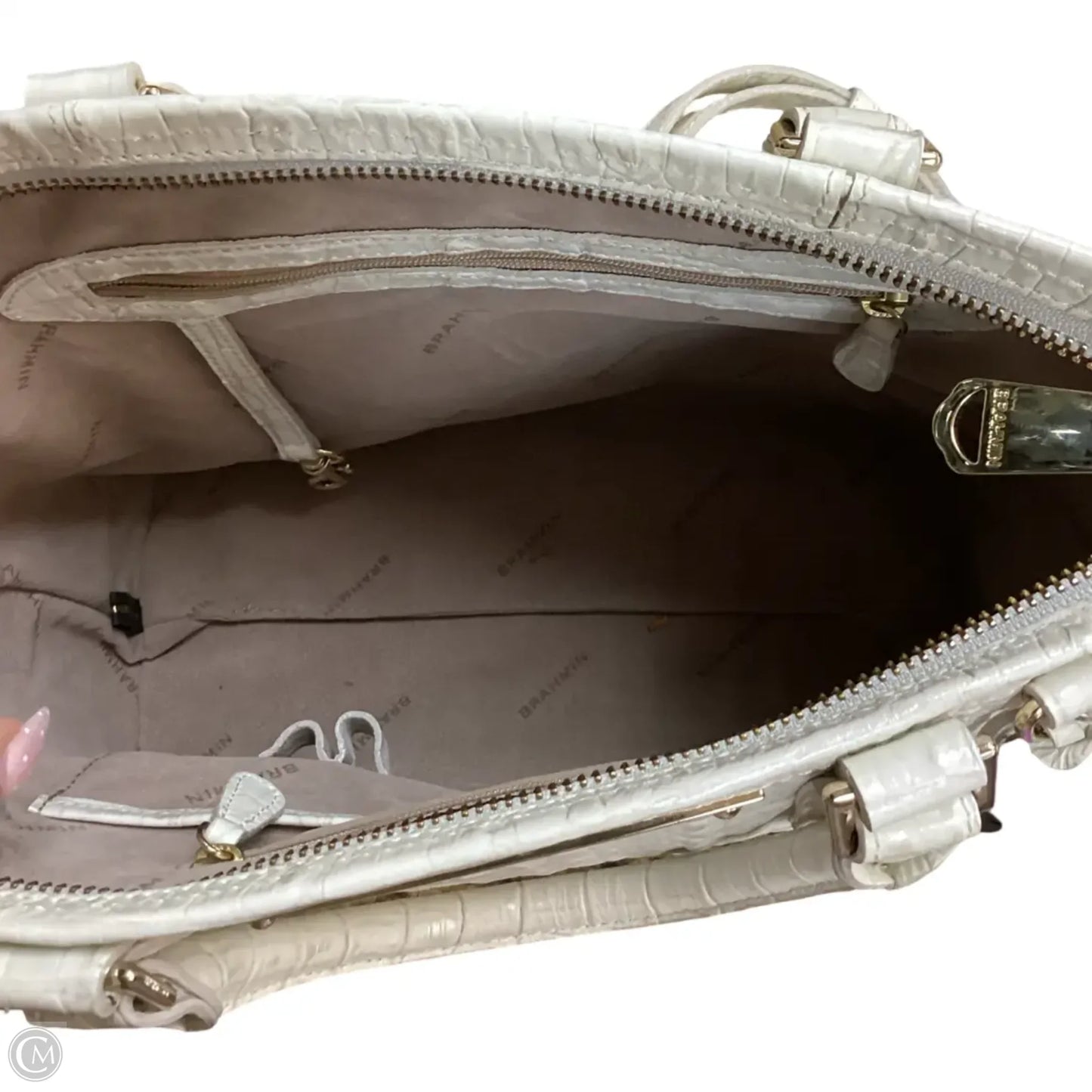 Handbag Designer By Brahmin, Size: Small
