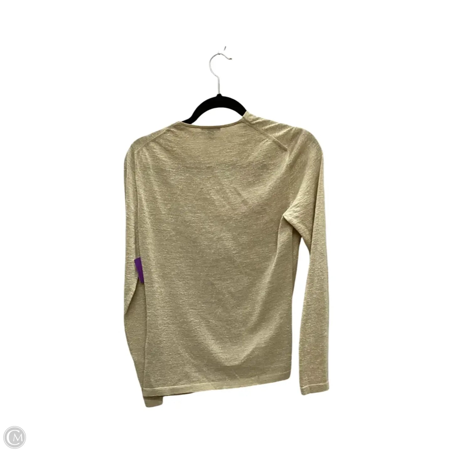 Blouse Designer By Lafayette 148 In Tan, Size: M