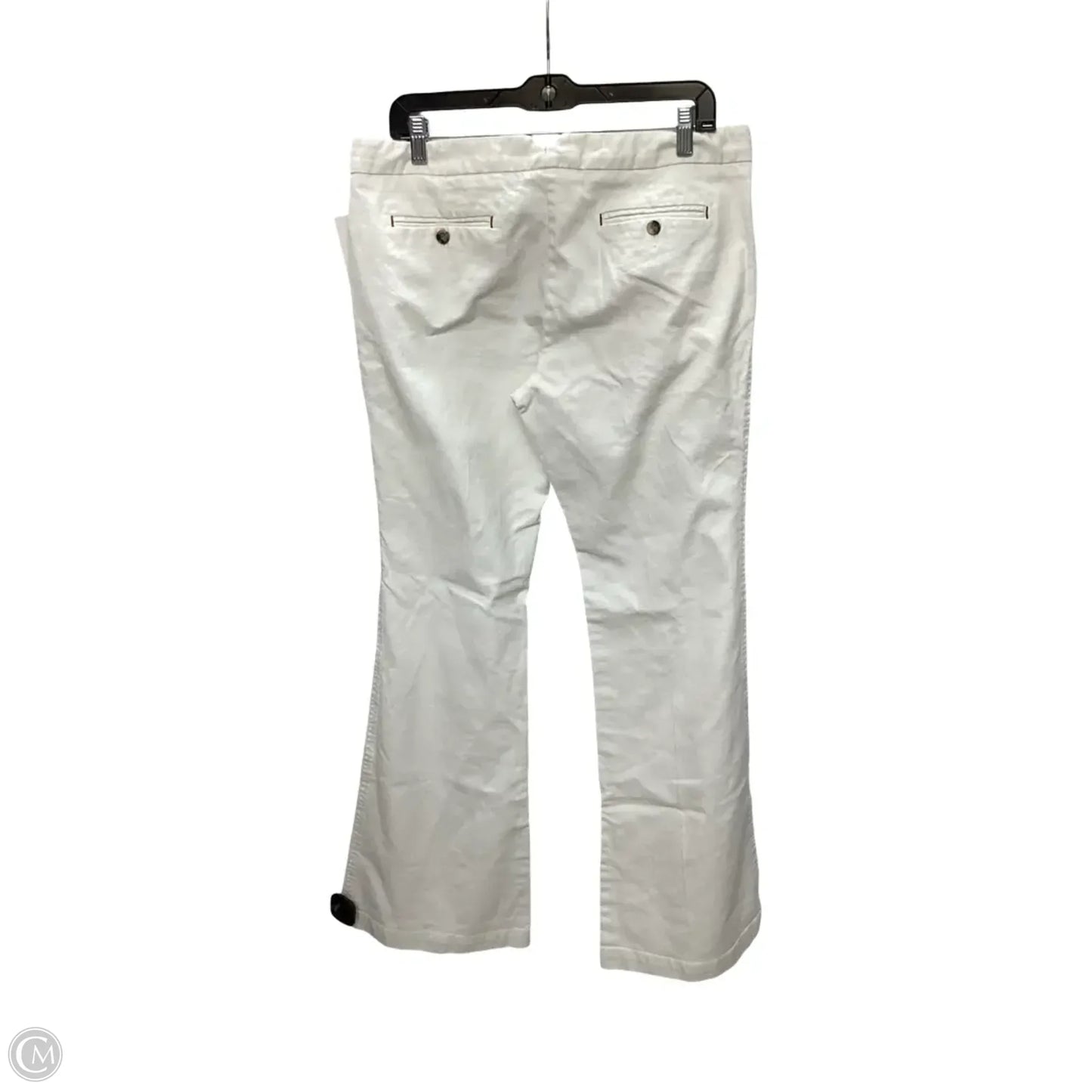 Jeans Boot Cut By Theory In White Denim, Size: 12