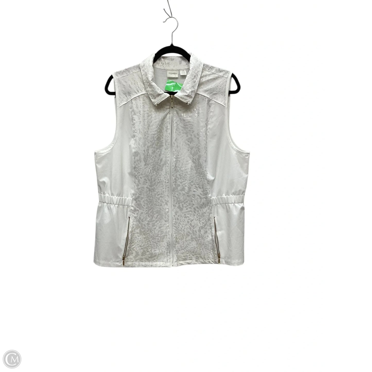 Vest Other By Zenergy By Chicos In White, Size: Xl