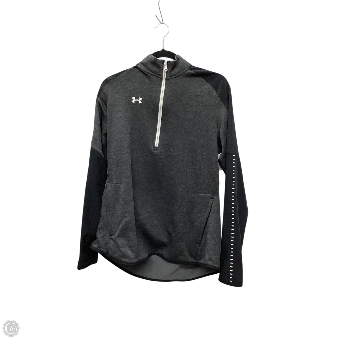 Athletic Jacket By Under Armour In Grey, Size: Xl