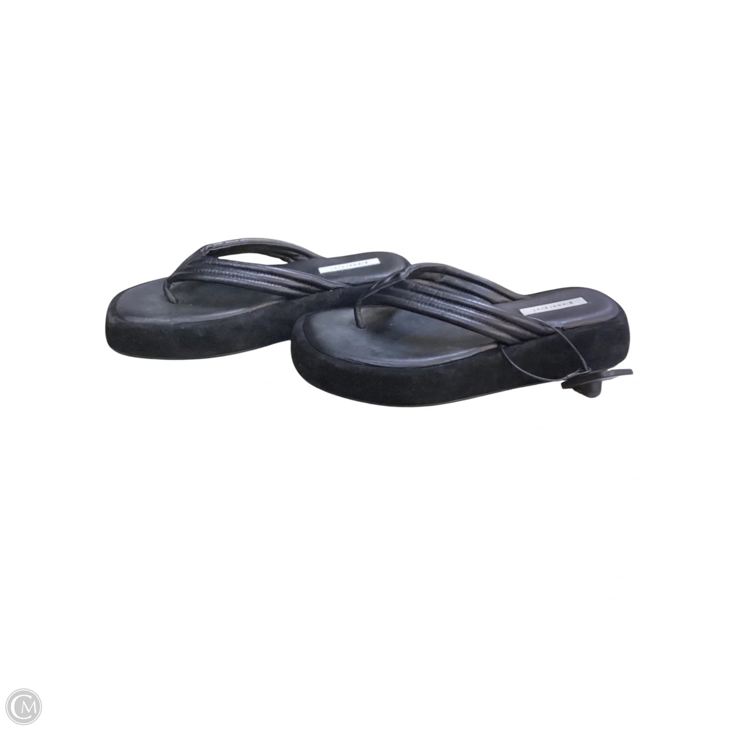 Sandals Heels Platform By Gianni Bini In Black, Size: 7.5