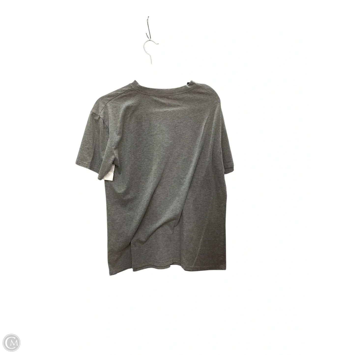 Top Short Sleeve Basic By Clothes Mentor In Grey, Size: Xl