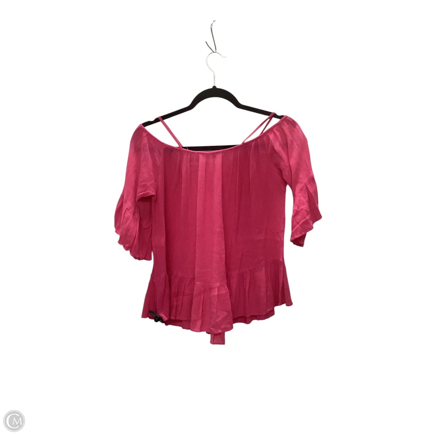 Top Short Sleeve Basic By Davi & Dani In Pink, Size: S