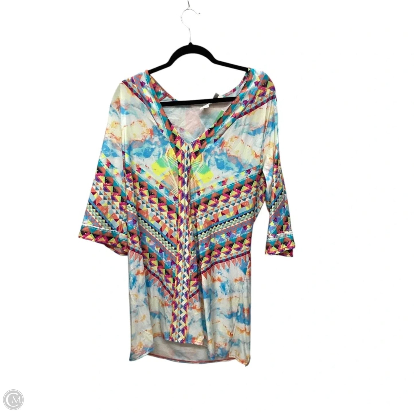 Dress Casual Midi By Bar Iii In Multi-colored, Size: Xl