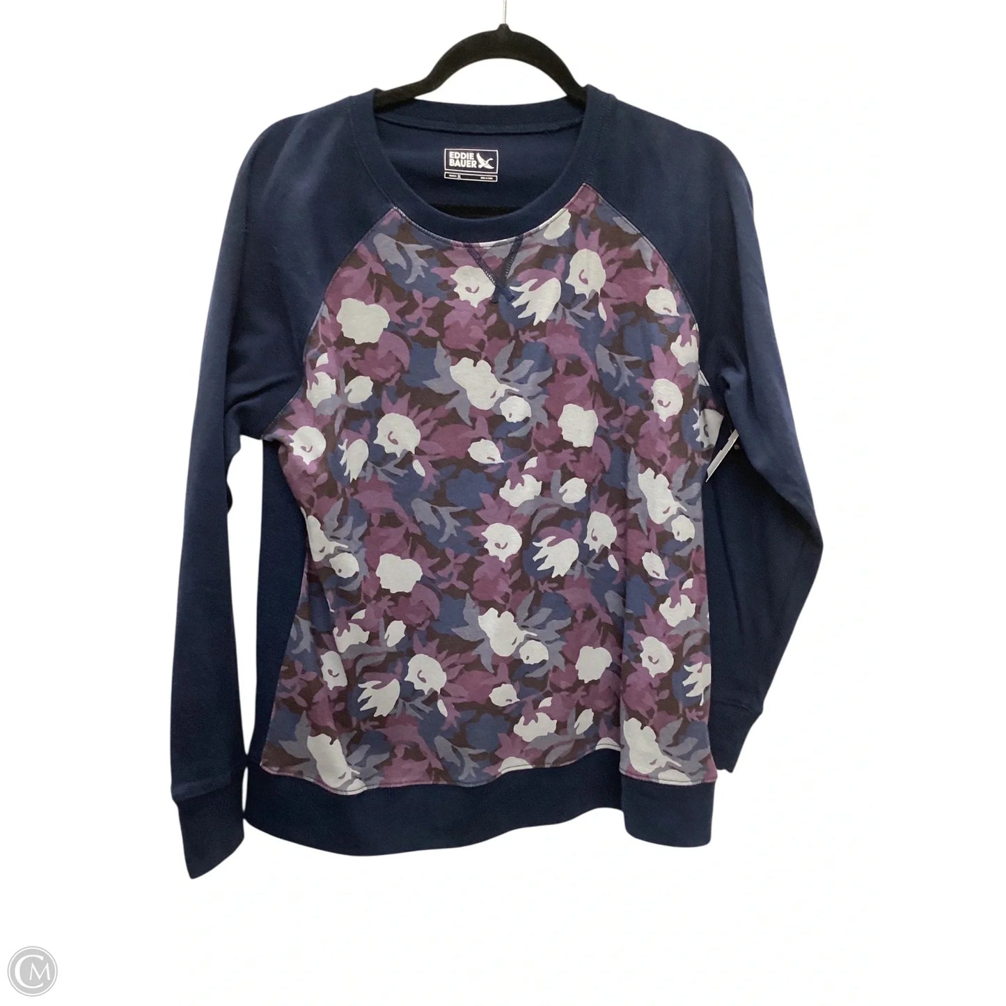 Sweatshirt Crewneck By Eddie Bauer In Blue, Size: Xl