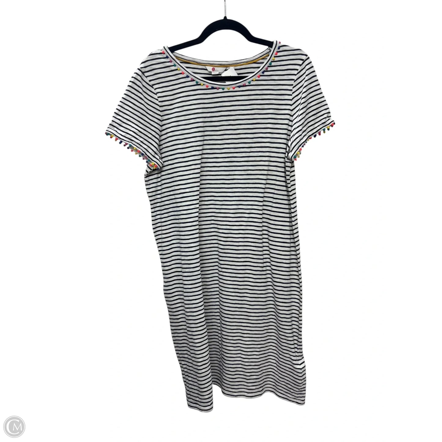 Dress Casual Midi By Boden In Striped Pattern, Size: 10