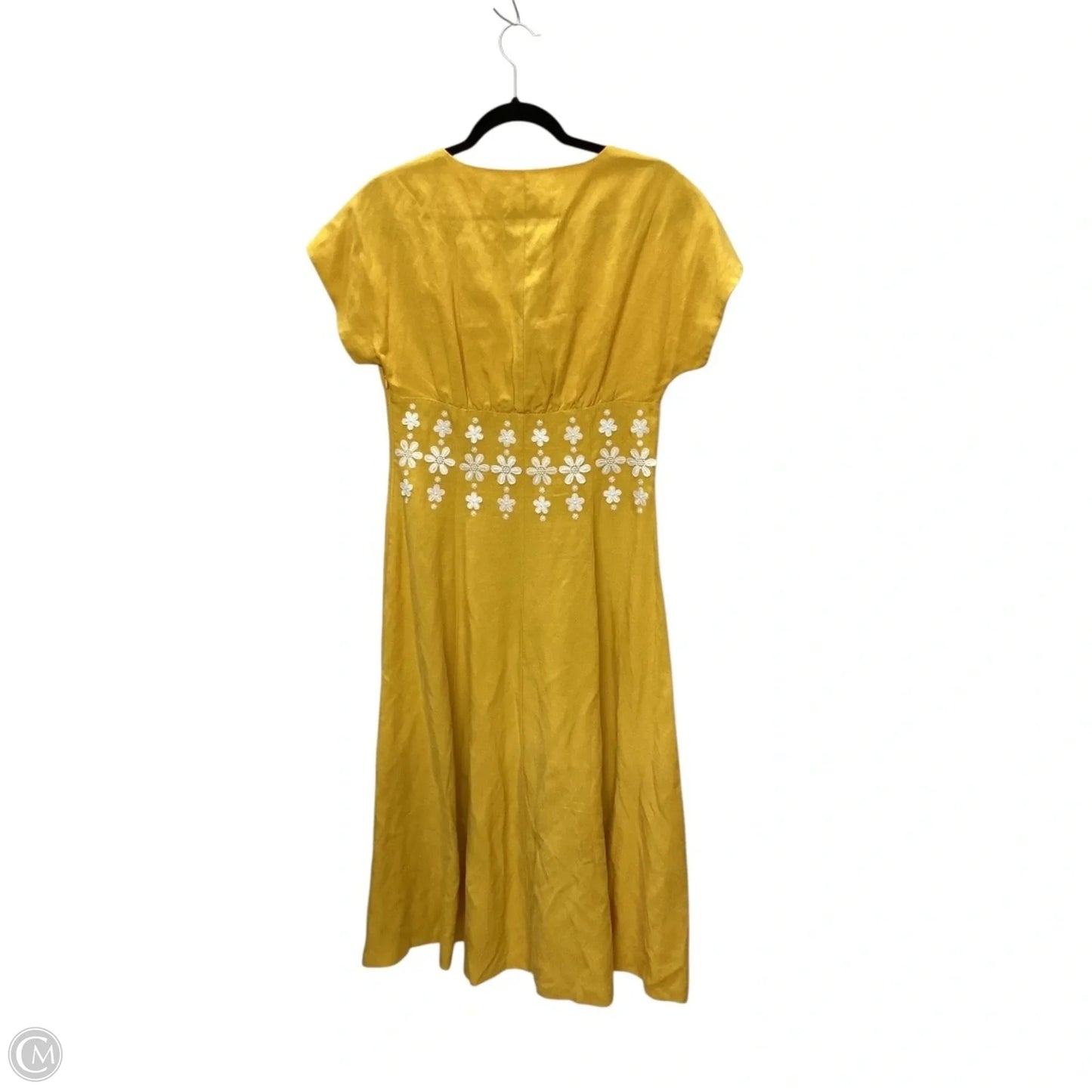 Dress Designer By Kate Spade In Yellow, Size: 4