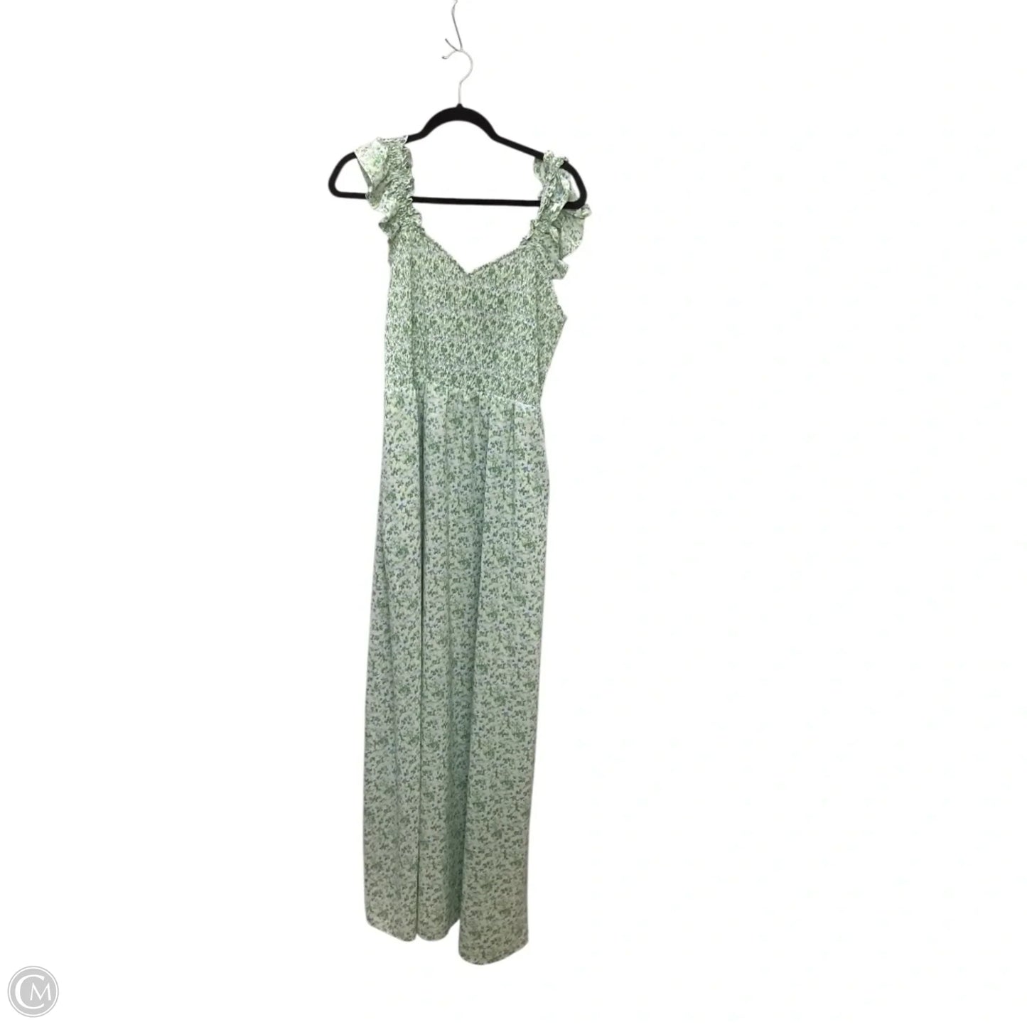 Dress Casual Maxi By Hailey & Co In Blue & Green, Size: Xl