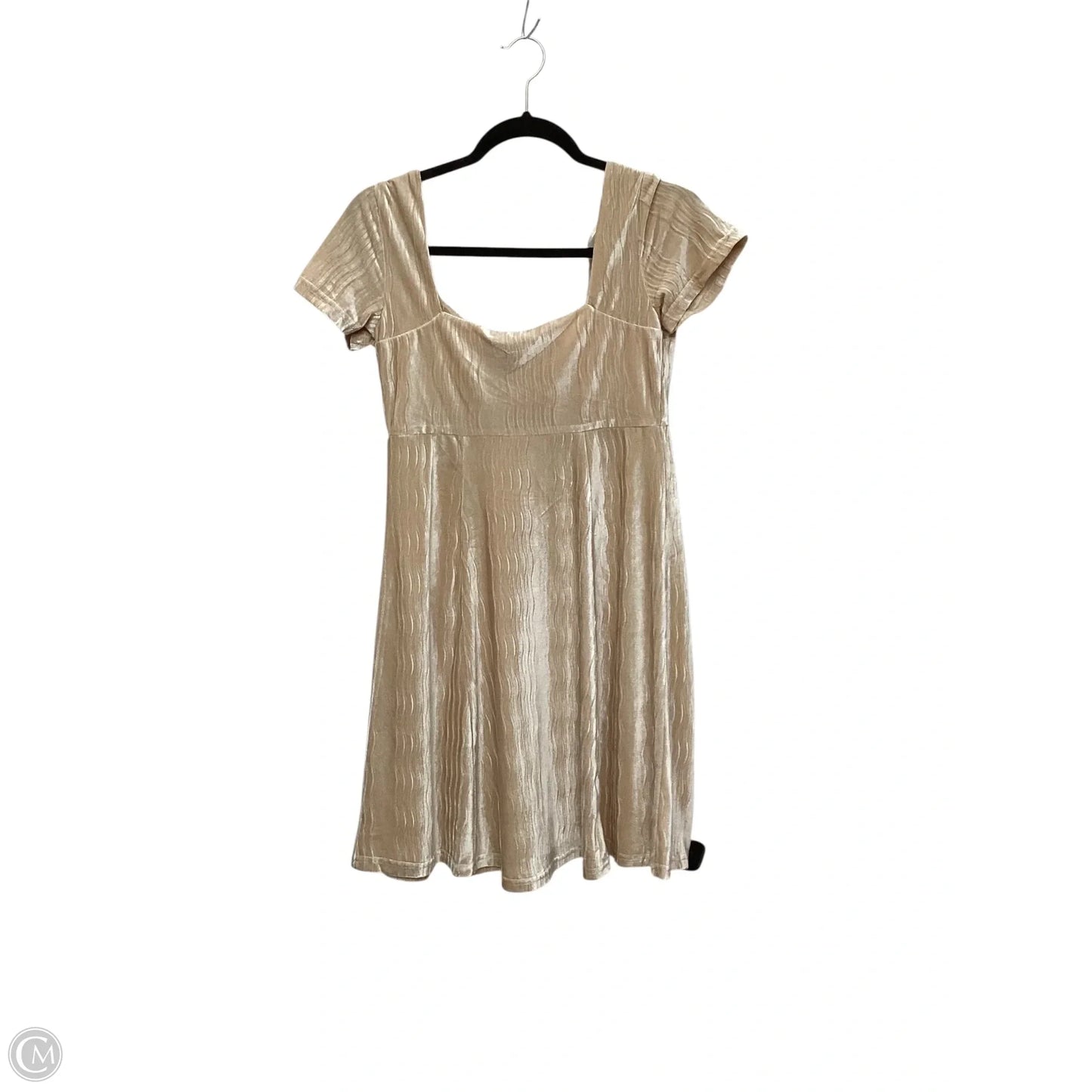 Dress Casual Midi By Loveriche In Tan, Size: S