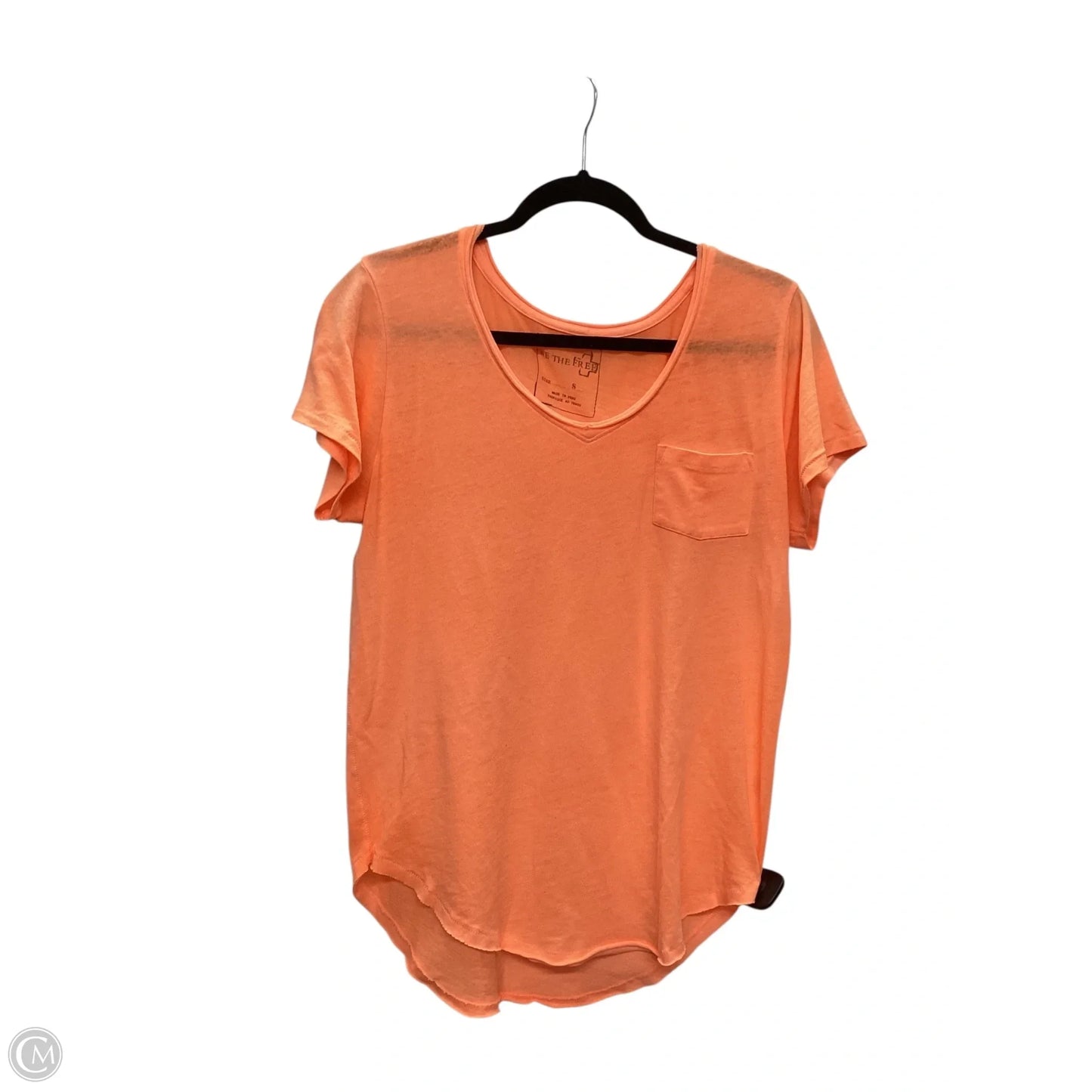 Top Short Sleeve Basic By We The Free In Orange, Size: S