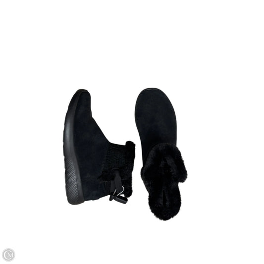 Boots Ankle Flats By Skechers In Black, Size: 8.5