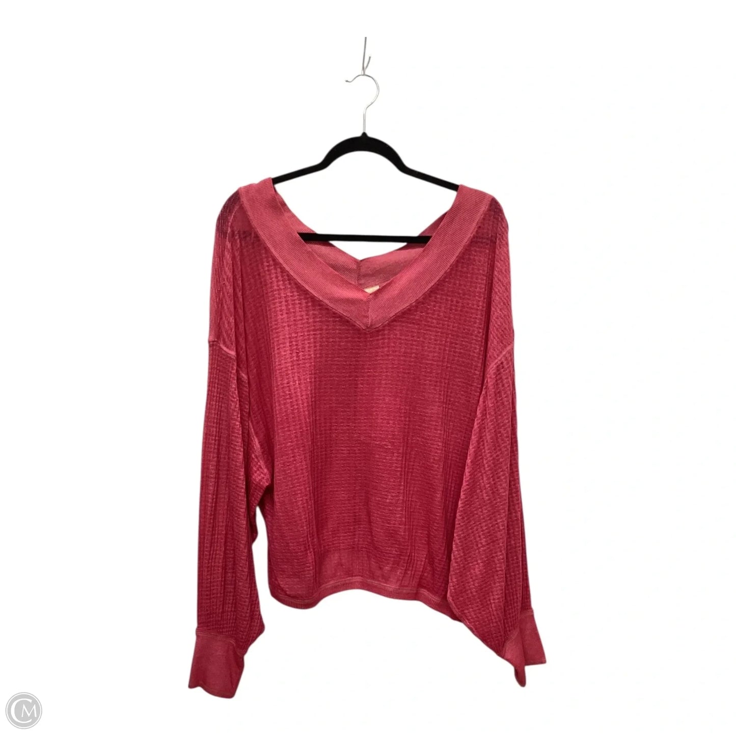 Top Long Sleeve Basic By We The Free In Pink, Size: S