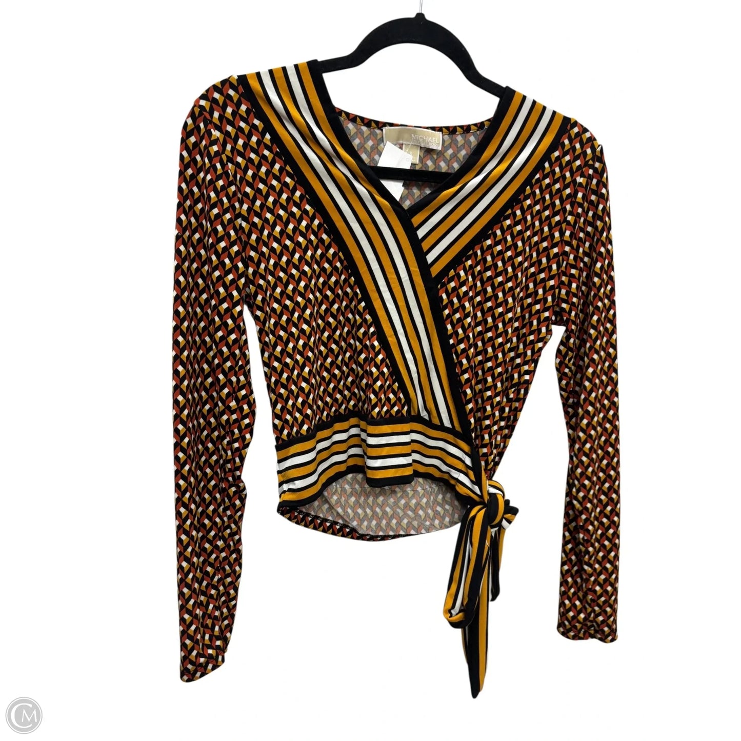 Top Long Sleeve By Michael By Michael Kors In Multi-colored, Size: S