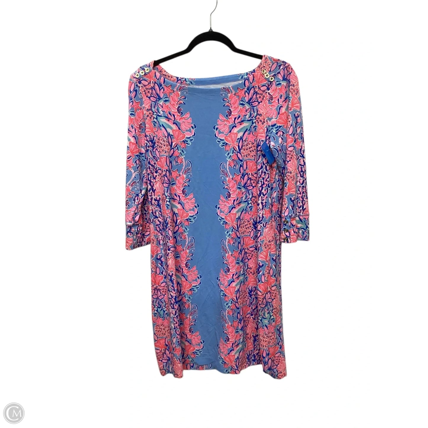 Dress Designer By Lilly Pulitzer In Floral Print, Size: L