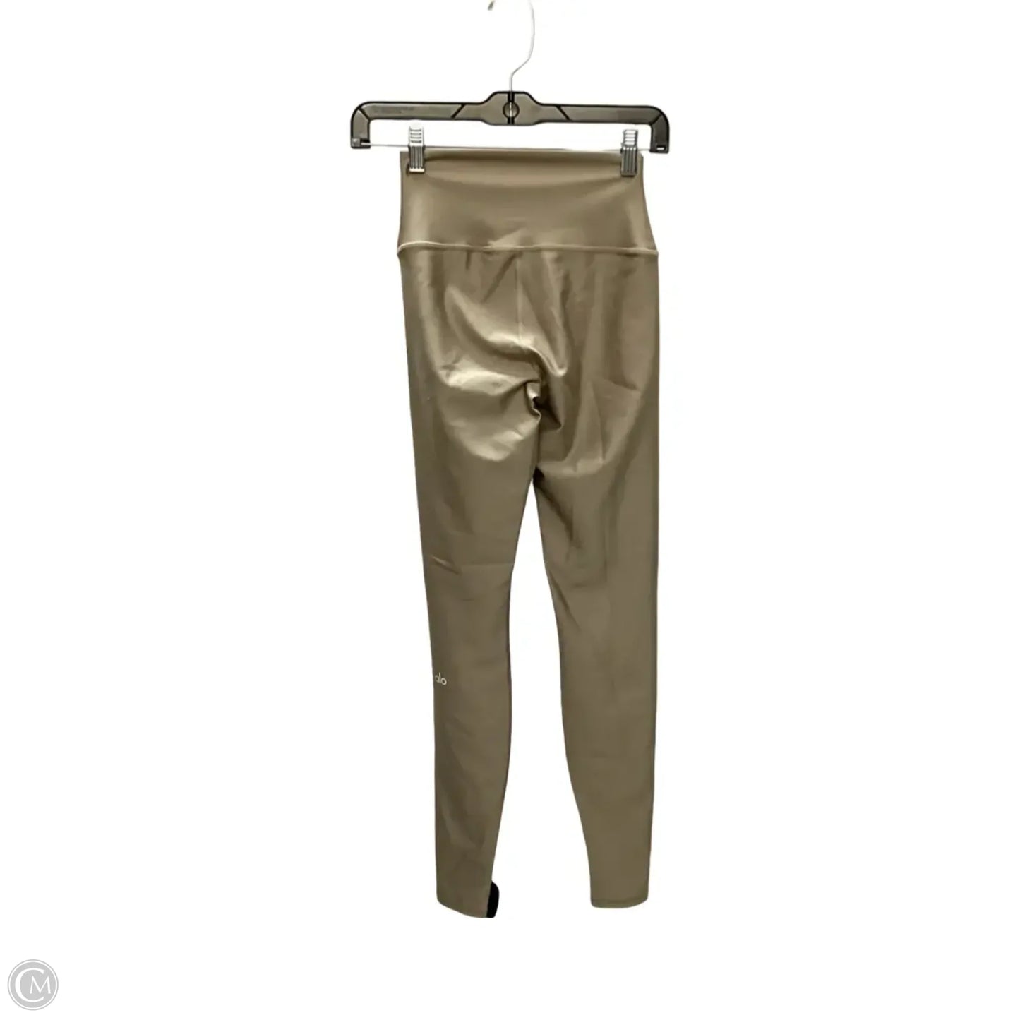 Athletic Leggings By Alo In Tan, Size: Xs