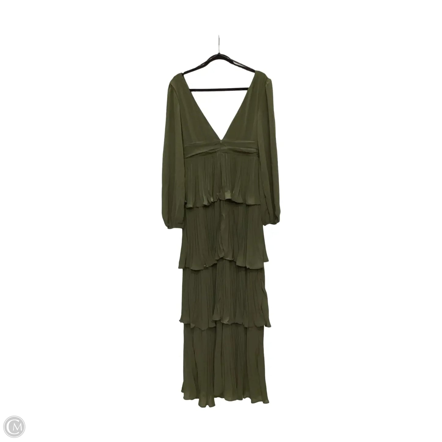 Dress Party Long By Lulus In Green, Size: L