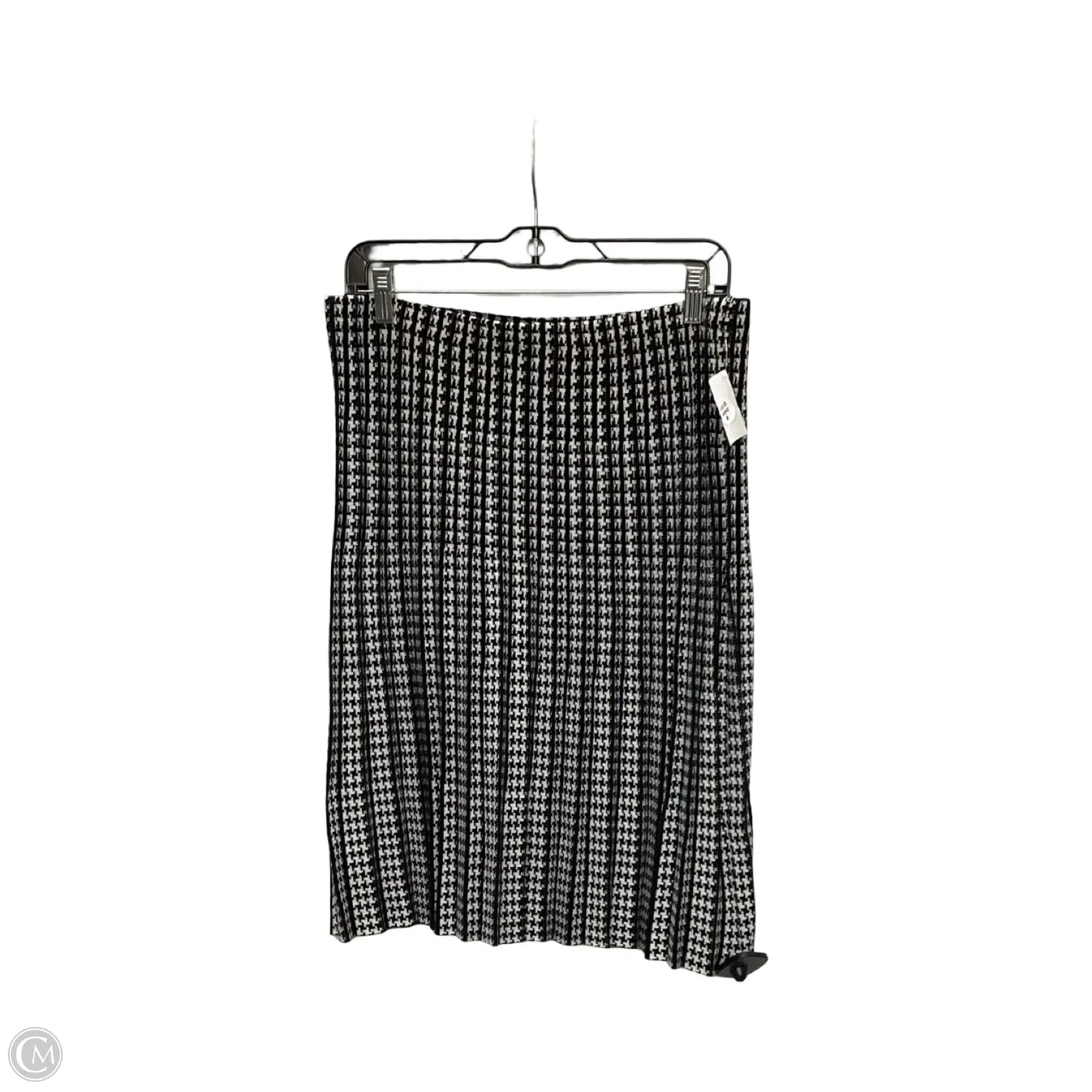 Skirt Midi By Max Studio In Black & White, Size: L